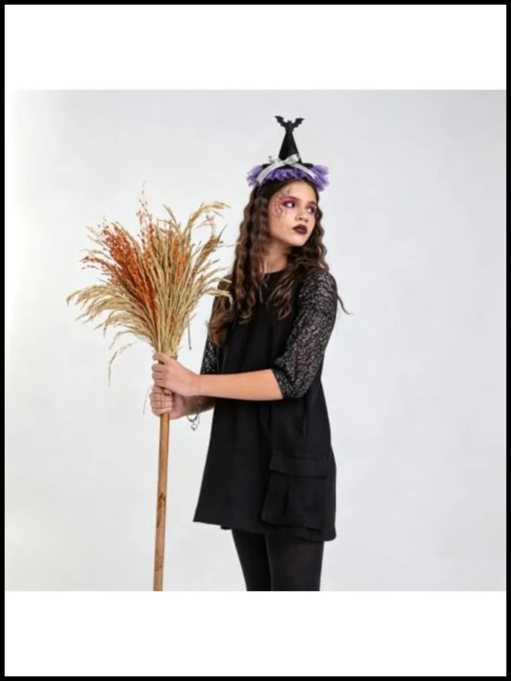 Mini Witch Hat Headband Set Halloween Costume Accessory Cosplay Party Favor
